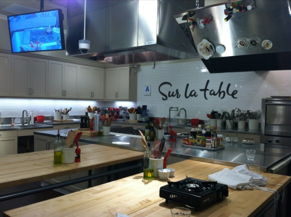 Cooking at Sur La Table