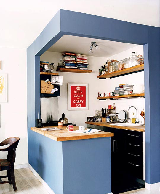 Blue Kitchen Space