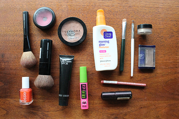 Inside my makeup bag
