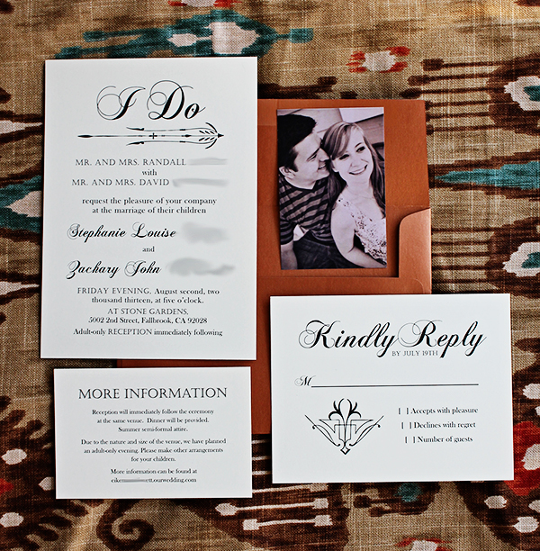 DIY Wedding Invites