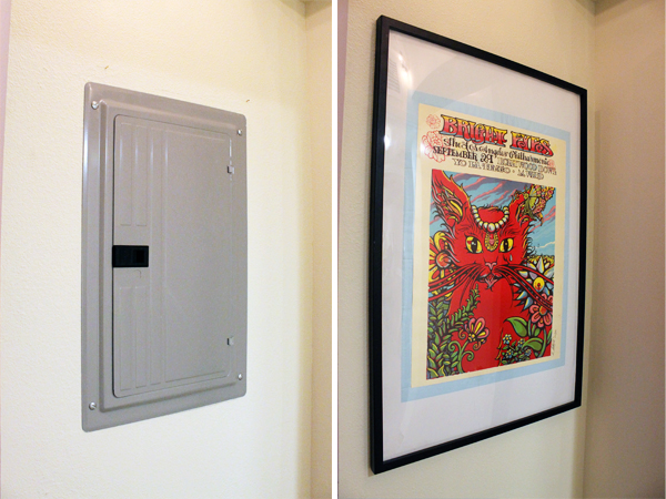 Art to cover electric panel