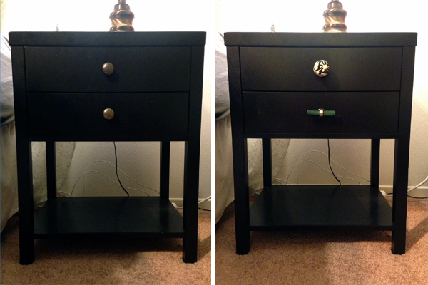 Bedside Table Hardware Update