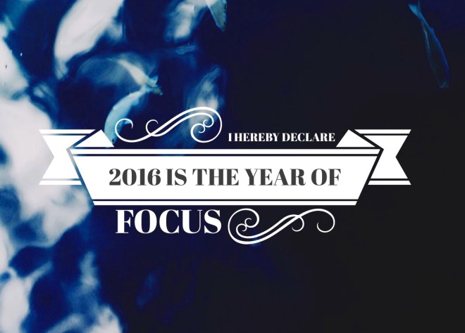 2016 Year of Focus